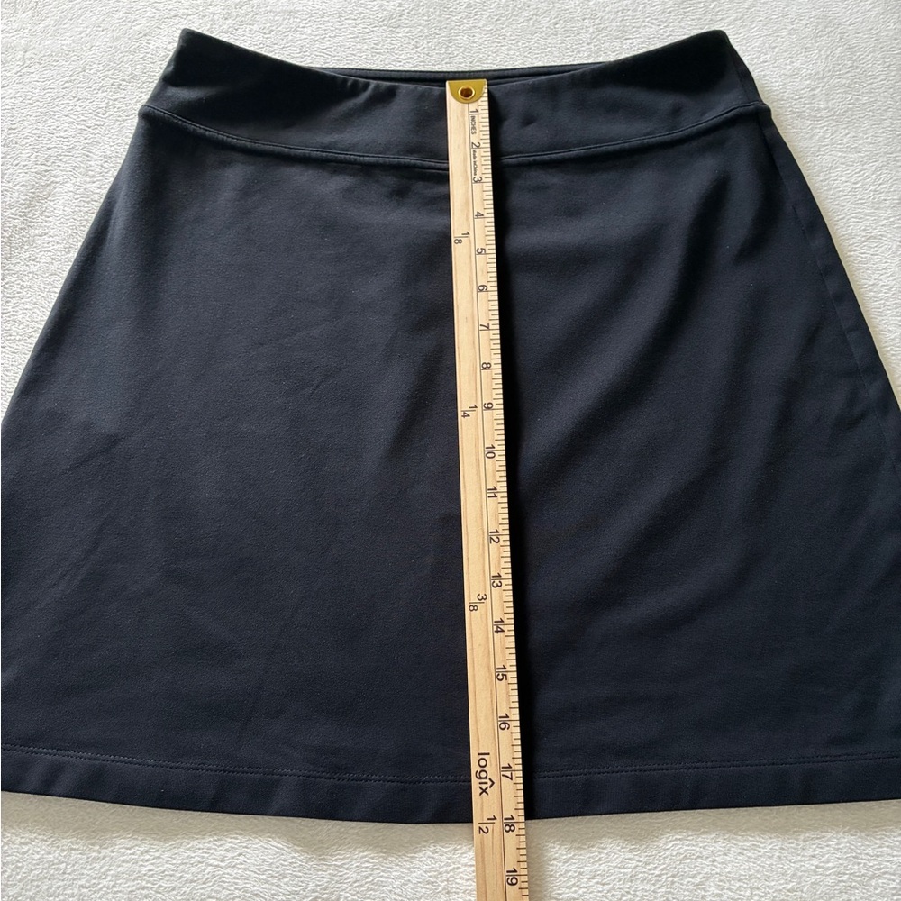 Athleta Skirt Women’s Small Tall Black Stretch A-Line Athleisure Activewear Golf - Picture 12 of 15